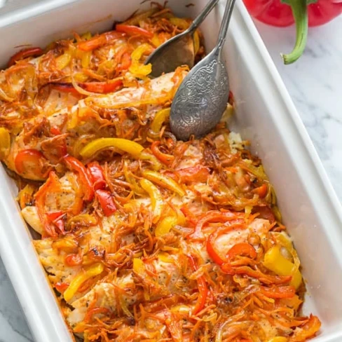 Tilapia and Vegetable Casserole Recipe Image