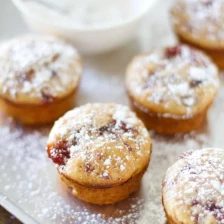 Strawberry Jam Muffins Recipe Page