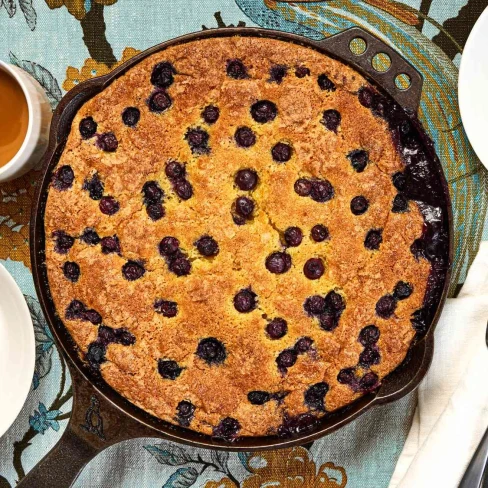 Blueberry Cornbread Cobbler Image