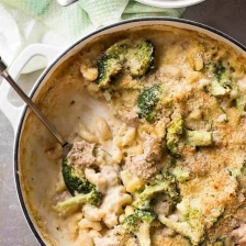 Baked Macaroni Cheese with Chicken &amp; BROCCOLI Recipe Page