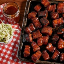 Smoked Pork Belly Burnt Ends Recipe Page