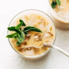 Vanilla Mint Iced Coffee Recipe Page