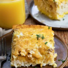 Butter Biscuit Breakfast Bake Recipe Page