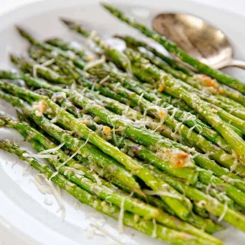 Garlic and Parmesan Roasted Asparagus Image