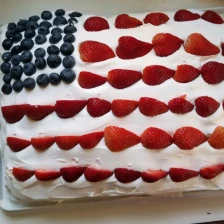 All-American Flag Cake Recipe Page