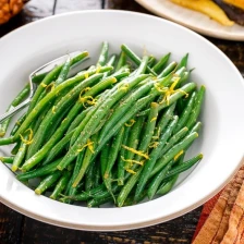 Green Beans with Yuzu Vinaigrette Recipe Page