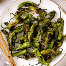 Blistered Shishito Peppers with Ginger Soy Sauce Recipe Page