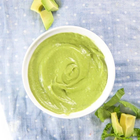 Spinach Avocado Oatmeal Breakfast Cereal for Baby Image