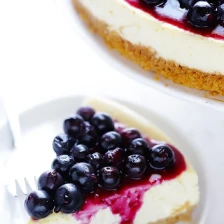 Lighter Blueberry Cheesecake Recipe Page