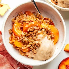 Ginger Peach Crisp Recipe Page