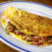 Western Omelette With Bell Pepper, Onion, Ham, and Cheese Recipe Recipe Page