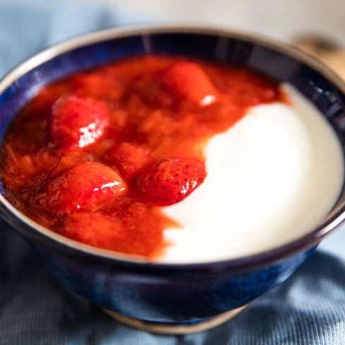 Strawberry-Rhubarb Compote With Fennel Image