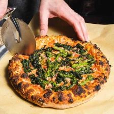 Broccoli Rabe, Pecorino, and Anchovy Pizza Recipe Recipe Page