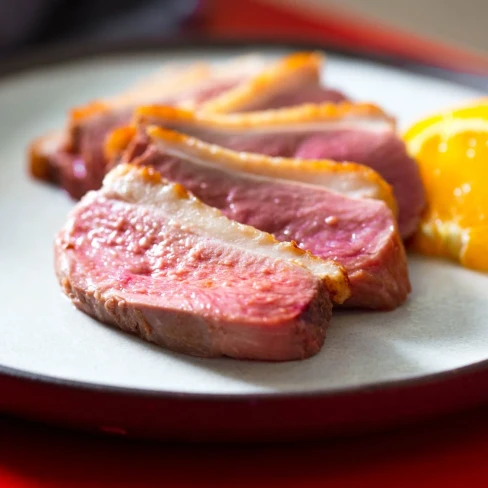 Pan-Seared Duck Breast With Orange Pan Sauce Image