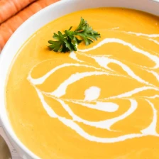 Deliciously Creamy Carrot Soup Recipe Page