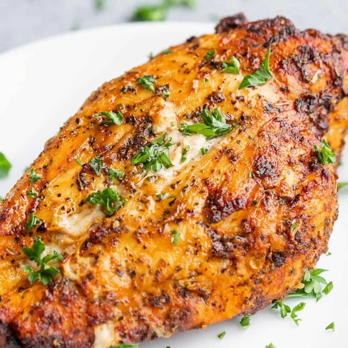 Air Fryer Frozen Chicken Breast Image