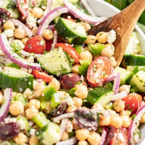 Mediterranean Chickpea Salad Image