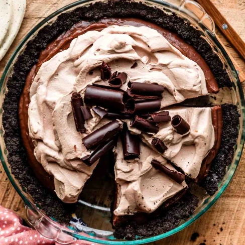 Mocha Chocolate Pudding Pie Image