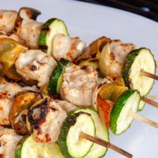 Grilled Garlic Chicken Skewers Recipe Page