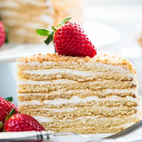 8-Layer Honey Cake Recipe (Medovik) Image