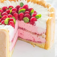 Charlotte Cake Recipe with Raspberries Recipe Page