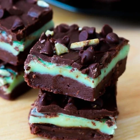 Andes Mint Chocolate Chip Fudge Image