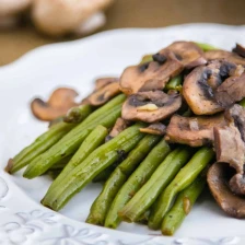 Green Beans with Mushrooms Recipe Recipe Page