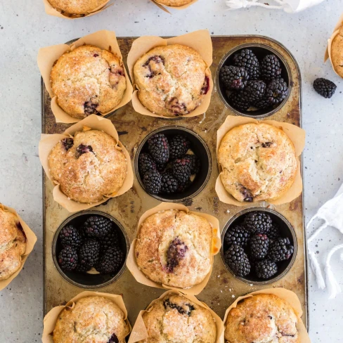 Homemade Blackberry Muffins Image