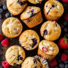 Mixed Berry Muffins Recipe Page