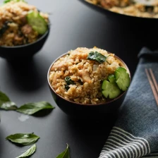 Thai Basil Fried Rice w/ Chicken Recipe Page