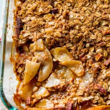 Cinnamon Apple Pear Crisp Recipe Page