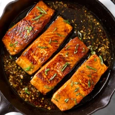 5-Ingredient Honey Garlic Glazed Salmon Recipe Page