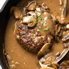 Salisbury Steak with Mushroom Gravy Recipe Page