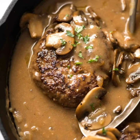 Salisbury Steak with Mushroom Gravy Image