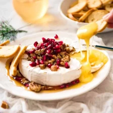 3 Minute Melty Festive Brie (Speed Baked Brie) Recipe Page