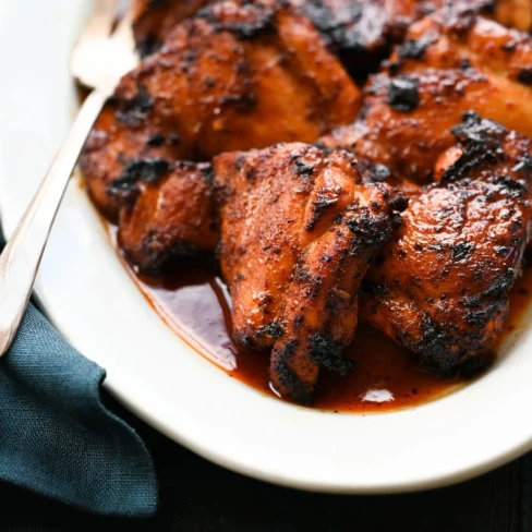 BBQ-Spiced Chicken Thighs with Tangy Honey Glaze Image