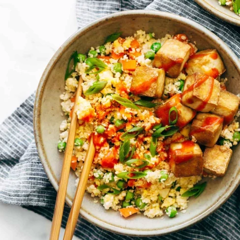 Cauliflower Fried Rice With Crispy Tofu Image