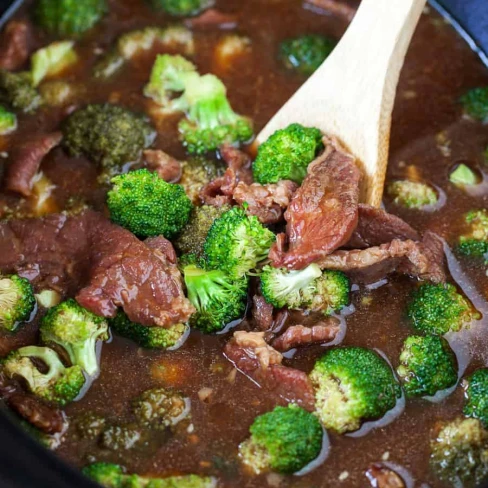 SLOW COOKER BEEF AND BROCCOLI Image