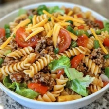 Taco Pasta Salad Recipe Page