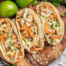 Cilantro-Lime Shrimp Tacos Recipe Page