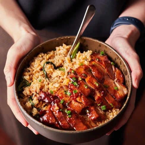 Sticky Char Siu Pork Fried Rice Bowl | Marion&#039;s Kitchen Image