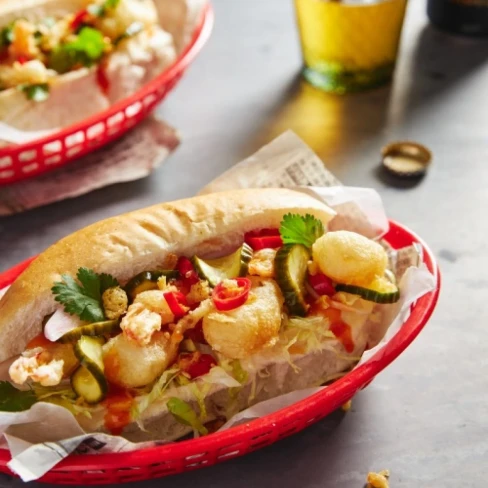 Asian Crispy Shrimp Po’Boy Image