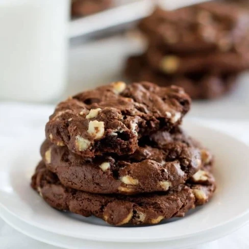 Double Chocolate Cake Mix Cookies Image