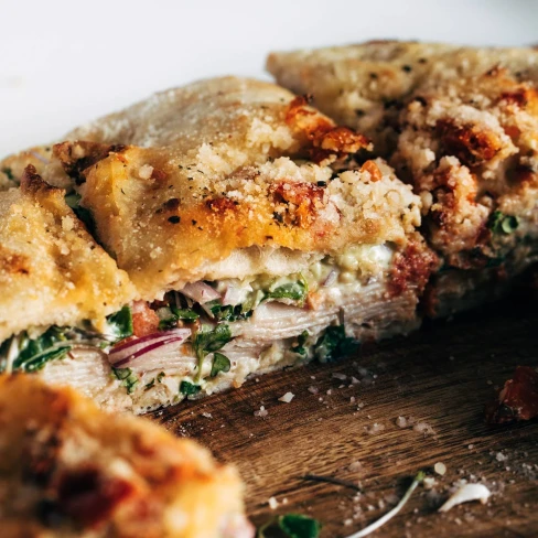 Trader Joe&#039;s Sun-Dried Tomato Focaccia Turkey Sandwich Image