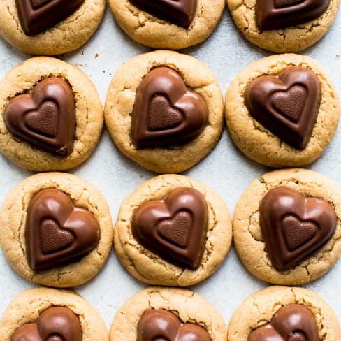 Peanut Butter Sweetheart Cookies Image