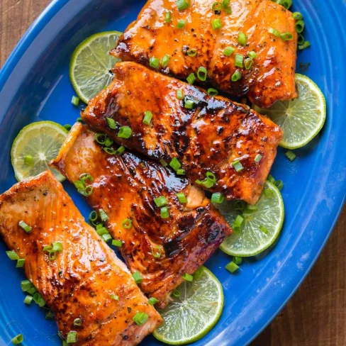 Honey Glazed Salmon Recipe Image