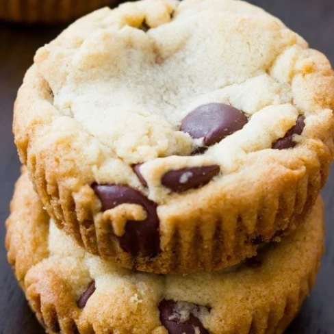 Chocolate Chip Cookie Dough Cupcakes Image