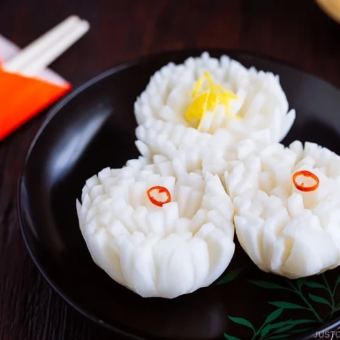 Pickled Chrysanthemum Turnips (Kikka Kabu) Image