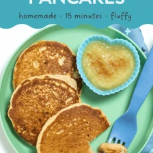 Fluffy Spiced Applesauce Pancakes (made in 15 mintues) Recipe Page