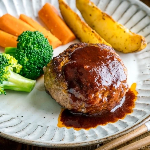 Japanese Hamburger Steak (Hambagu) Image